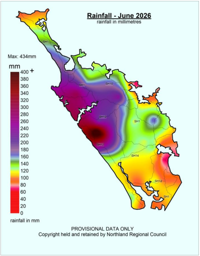 Figure 1 June 2026 Rainfall In Mm