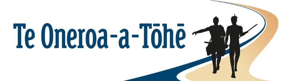 Te Oneroa-a-Tōhe logo