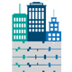 Buildings graphic.