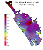 Rainfall trends 2011.