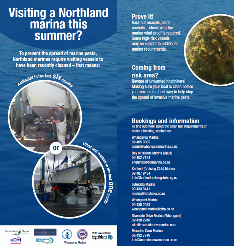 Biosecurity - Marinas poster. Biosecurity - Marinas poster.